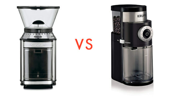 Krups coffee grinder vs Cuisinart coffee grinder