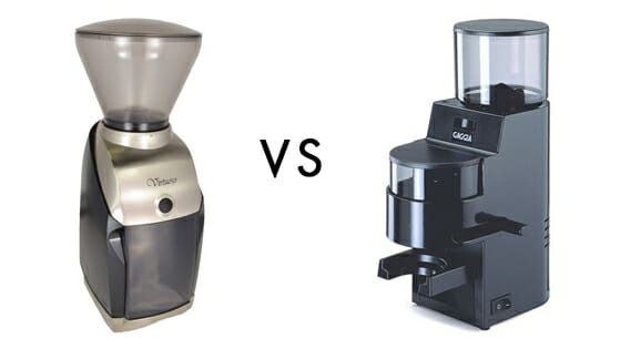gaggia coffee grinder vs virtuoso coffee grinder