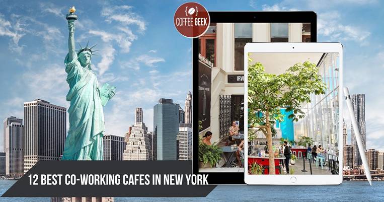 Best co-working cafes in New York City.