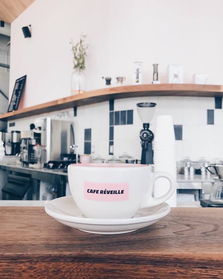Cafe Reveille latte cup