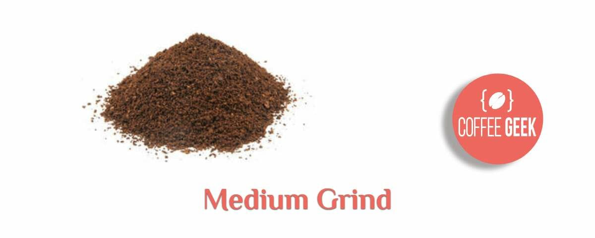 Medium coffee grind