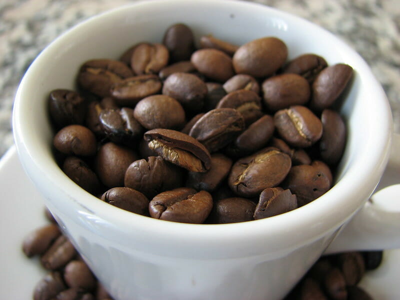 Traditionally, an espresso shot is made using a blend of both Arabica and Robusta beans.