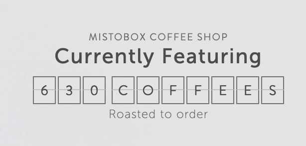 Mistobox coffee shop