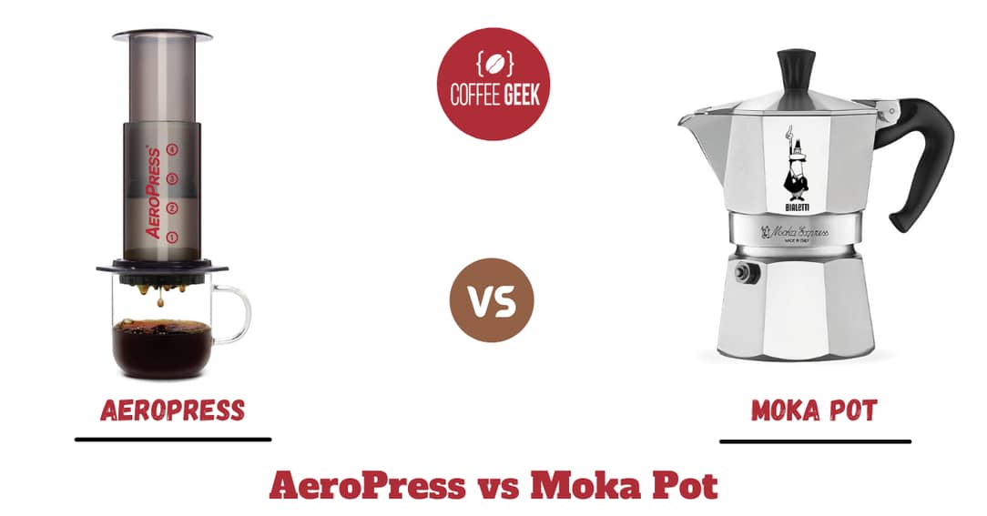 Moka pot vs Aeropress coffee - Which Brewer is Best to Choose
