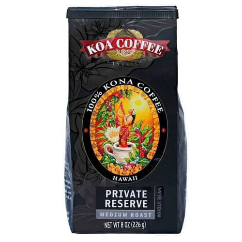 Koa Coffee - Medium Roast Kona Coffee Tri-Pack - Private Reserve Kona Coffee