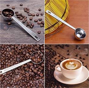 Leyaron Stainless Steel Coffee Scoop 1 Tablespoon Measuring Spoon for Powder