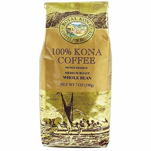 Royal Kona Whole Bean Coffee, 100% Kona, 7-Ounce Bag