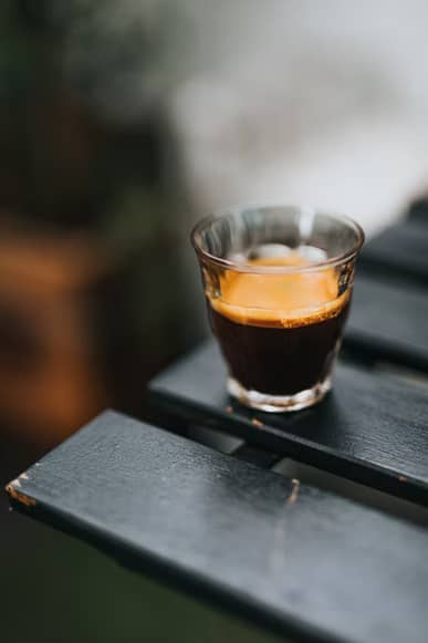  Espresso served in a glass