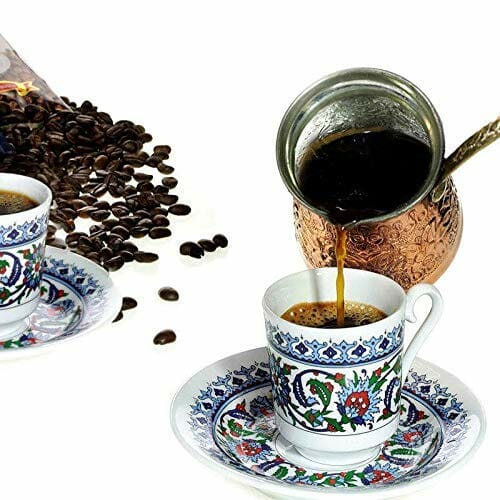 Luxury Turkish Copper Coffee Cups, Espresso Cup Set, Coffee Cups With Inner  Porcelain, Turkish Arabic Coffee Set, Espresso Serving Set, 2 Oz 