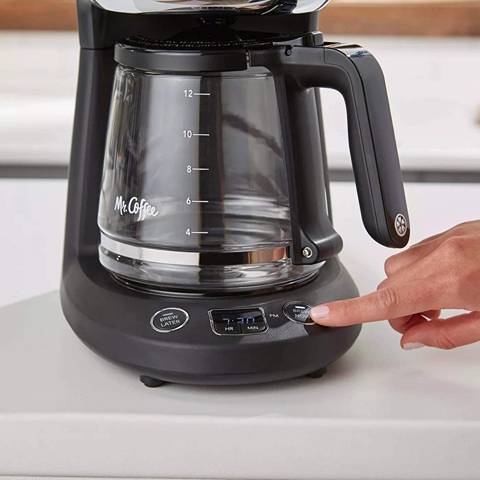Mr. Coffee Coffee Maker, Programmable Coffee Machine with Auto Pause and Glass Carafe