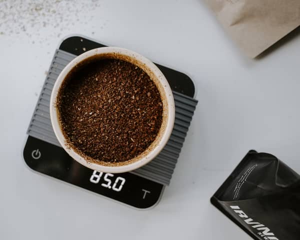 Prepare medium or medium-fine coffee grounds