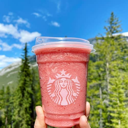 Starbucks Blended Strawberry Lemonade @banffgondolastarbucks