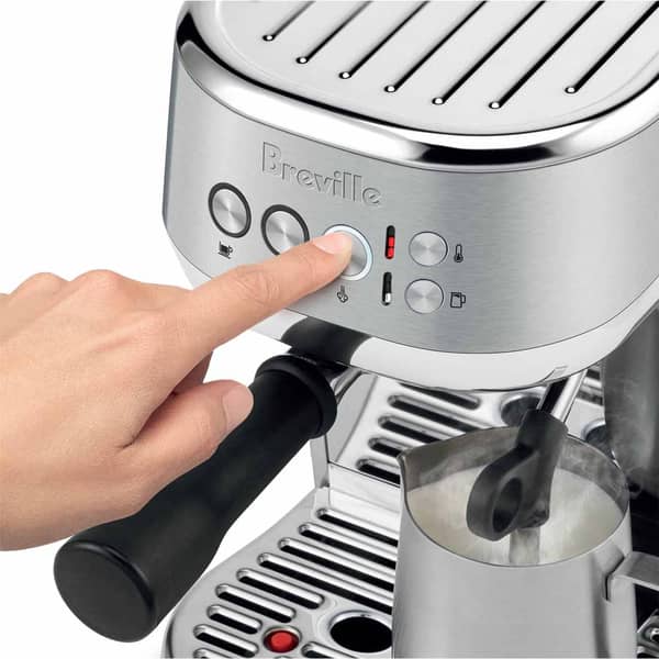  The control panel on the Breville Bambino Plus