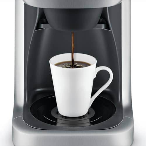 Breville Grind Control making coffee for just one cup