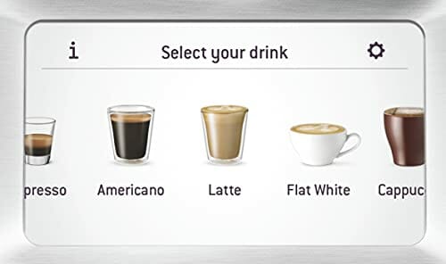 you can also create and save up to 8 customized drinks with the settings that you like