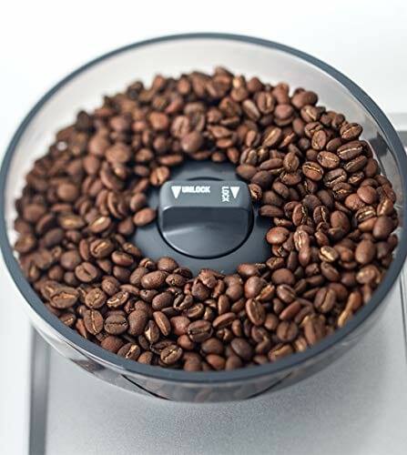 The Breville Oracle Touch espresso machine comes with the iconic built-in conical burr 
