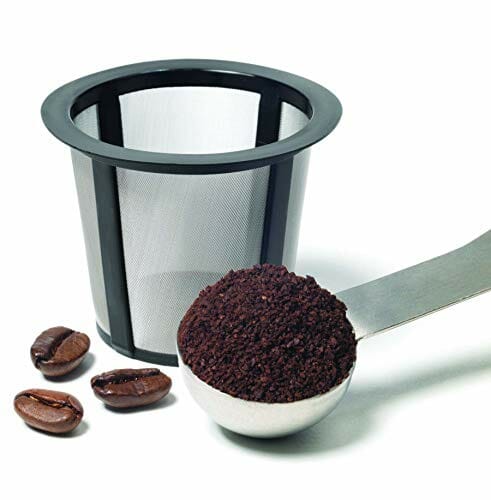 You can also use Keurig K-Cup pods and the Keurig Universal My K-Cup Reusable Coffee Filter.