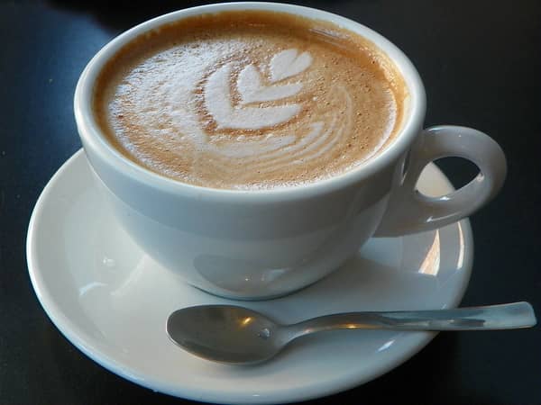 A cup of mocha latte