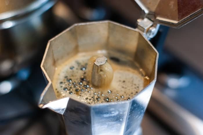 A moka pot makes incredible coffee