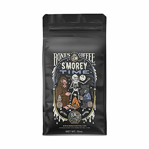 Bones Coffee Company Flavored Coffee Beans S'morey Time 