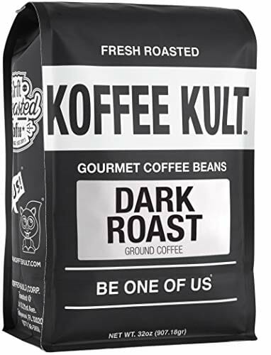 Koffee Kult Dark Roast Ground Coffee (32oz)