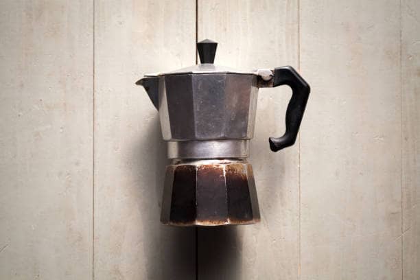 Don’t leave your moka pot dirty. 