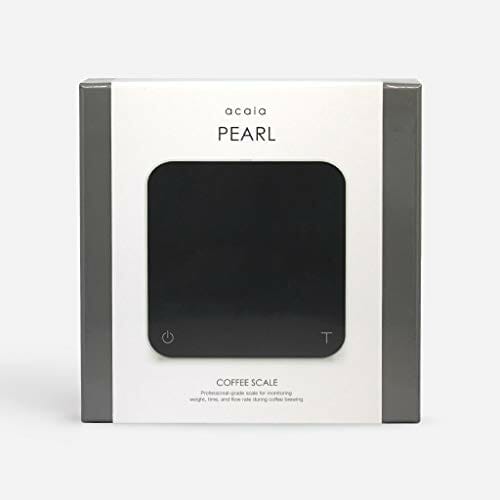 Acaia Black Pearl Laboratory Grade Digital Coffee Scale with Bluetooth, Minimalistic Design,