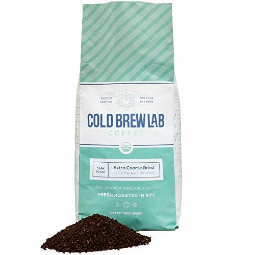 Cold Brew Organic Coarse Ground Coffee, Colombian Supremo, Dark Roast