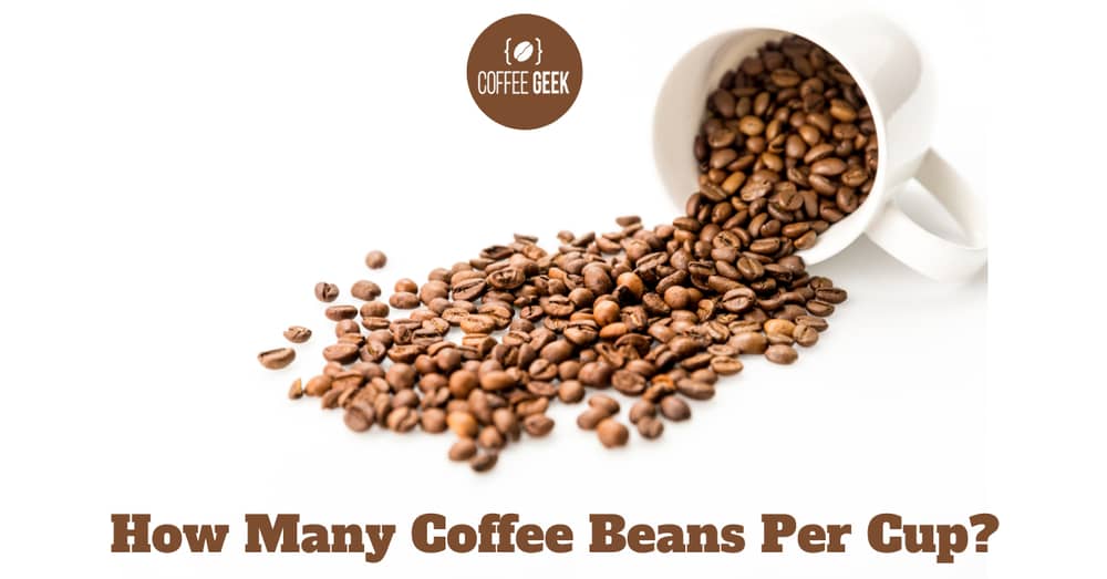 how many coffee beans per cup