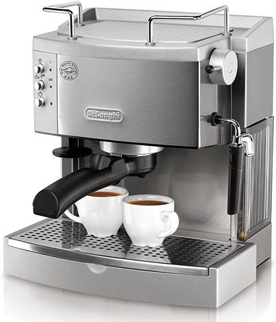 De'Longhi 15 bar Pump is an espresso maker with priming features that can save you time. 