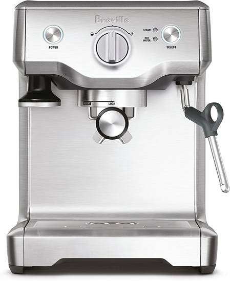 Breville Duo Temp Pro is a machine equipped with thermacoil heating system. 