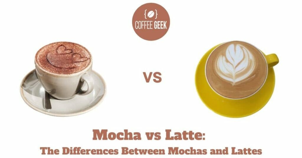 Mocha vs Latte The Differences Between Mochas and Lattes