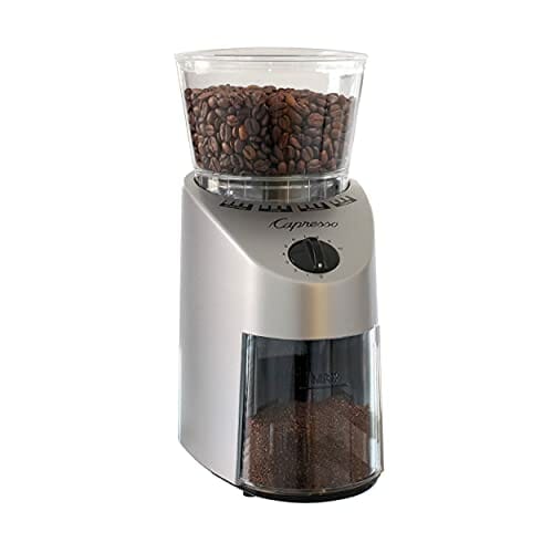 Capresso 560.04 Infinity Conical Burr Coffee Grinder with Urnex Full Circle Biodegradable Cleaning Tablets