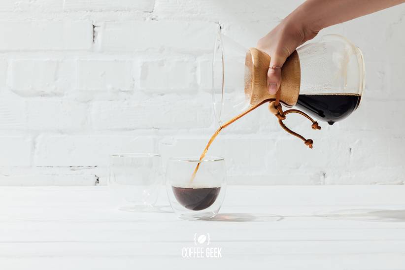 The thicker glass carafe is less likely to break than the classic Chemex version.