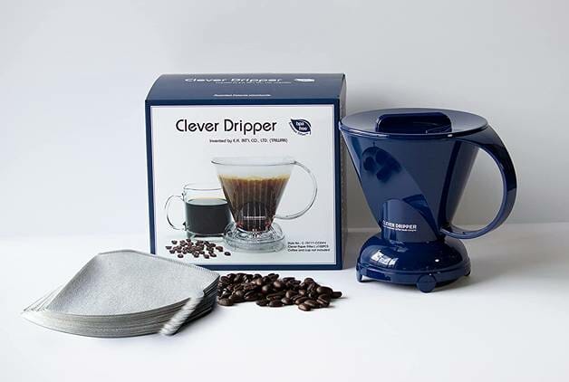 The Clever Coffee dripper also requires you to change the filter after every cup of coffee. 