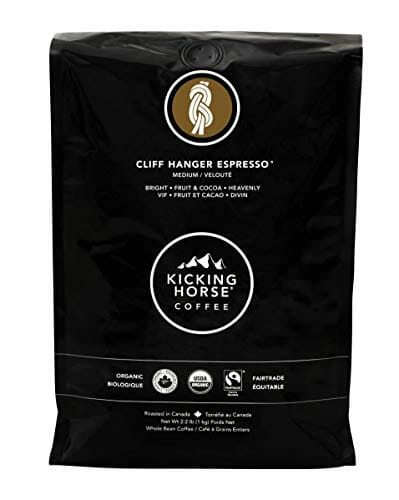 Kicking Horse Coffee, Cliff Hanger Espresso, Medium Roast, Whole Bean