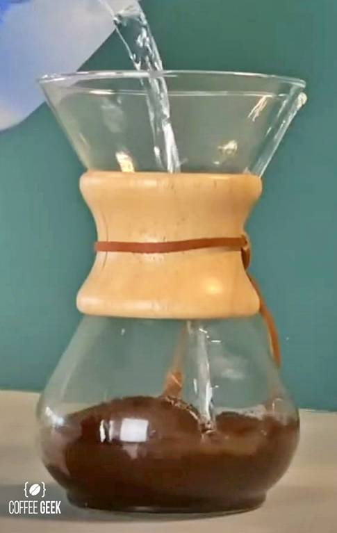 cold brewed coffee only uses cold or room temperature water