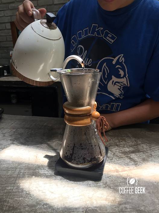 Chemex:  pour-over coffee maker