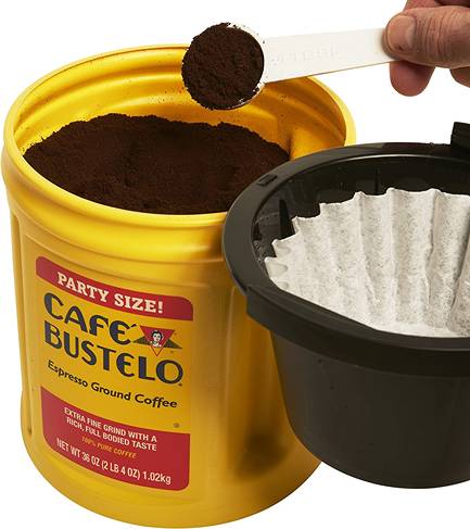 Café Bustelo is a famously strong coffee 