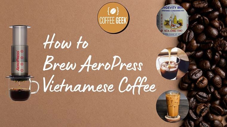 How to Brew AeroPress Vietnamese Coffee