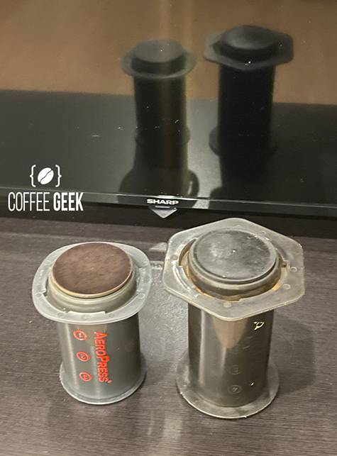 A very common mistake for a coffee lover with a new AeroPress is storing the device fully assembled with the plunger pressed down into the chamber.