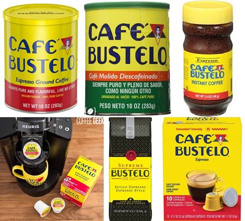 Different Forms of Café bustelo espresso