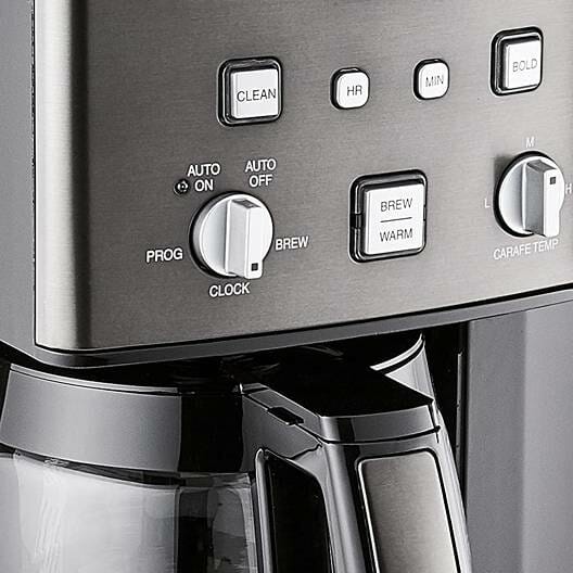 Cuisinart coffee maker clean light hotsell