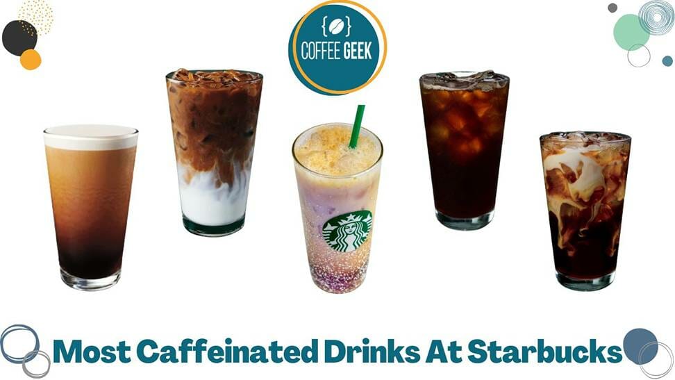 Most Caffeinated Drinks At Starbucks