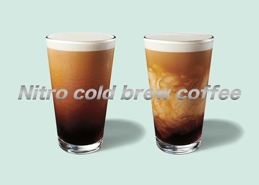 Nitro cold brew coffee
