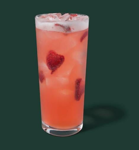 Strawberry acai lemonade is a very refreshing drink.