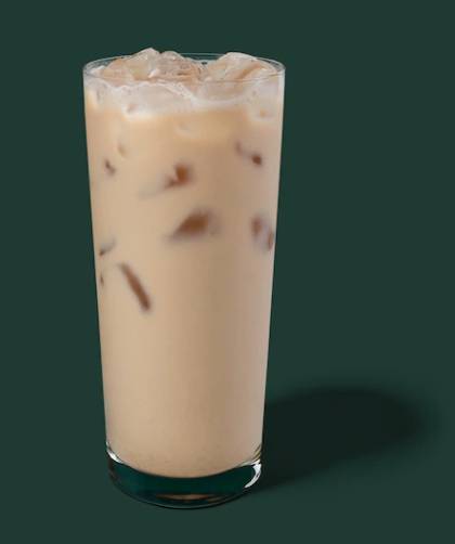 Iced chai latte is a creamy and smooth drink.
