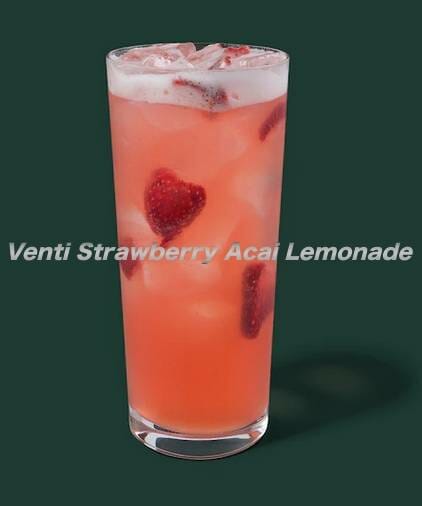 Venti Strawberry Acai Lemonade