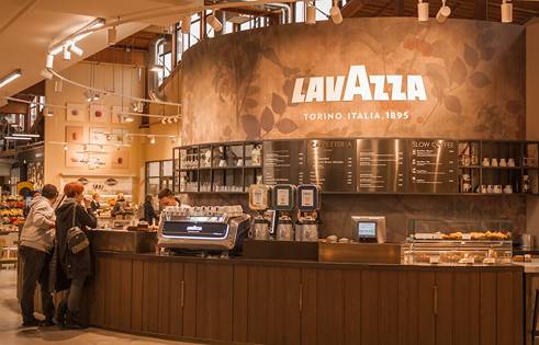 Lavazza is very comfortable and welcoming. 