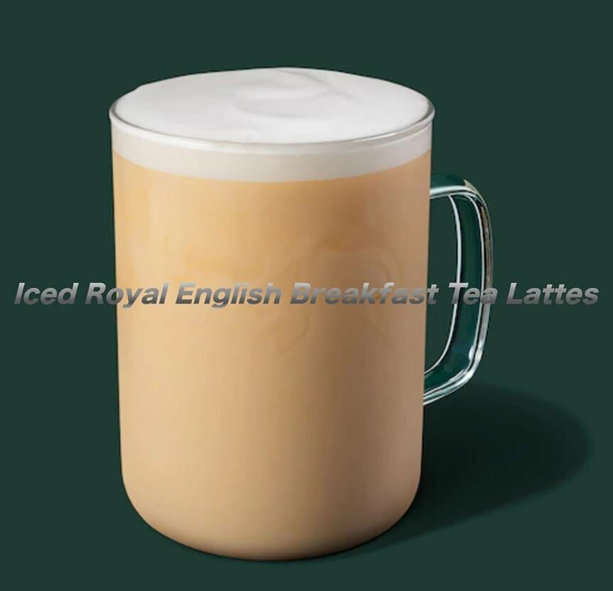 Iced Royal English Breakfast Tea Lattes